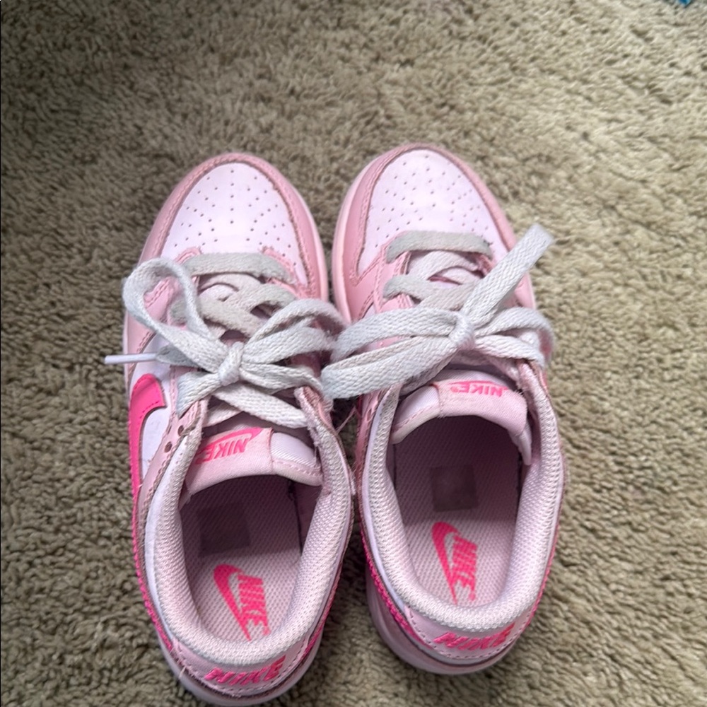 Nike Dunk Pink Low Triple Pink Size 13c